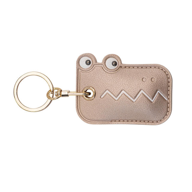 Creative cartoon animal cute leather keychain