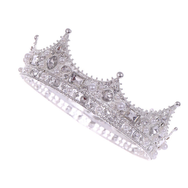 Vintage baroque metal crown