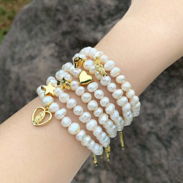 Baroque peal bead bracelet