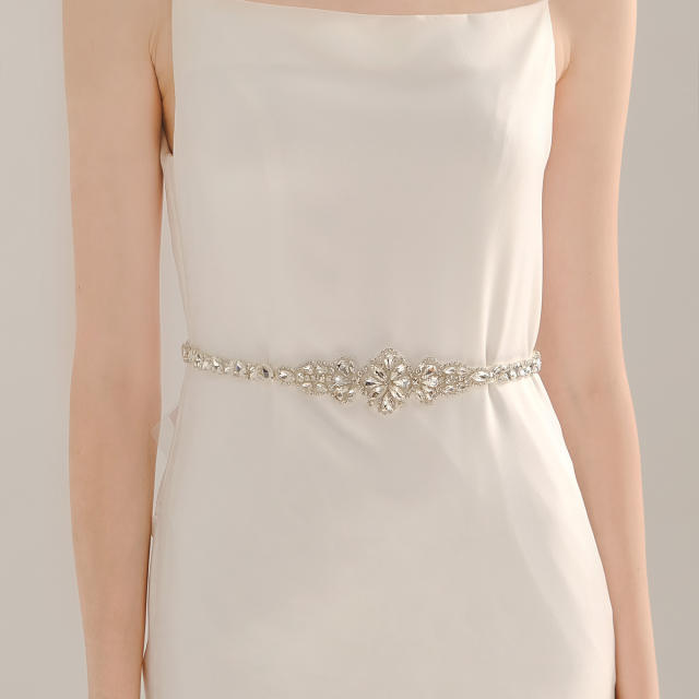 Elegant handmade diamond waist chain for bridal