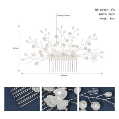 Occident fashion handmade crystal beads bridal hair combs