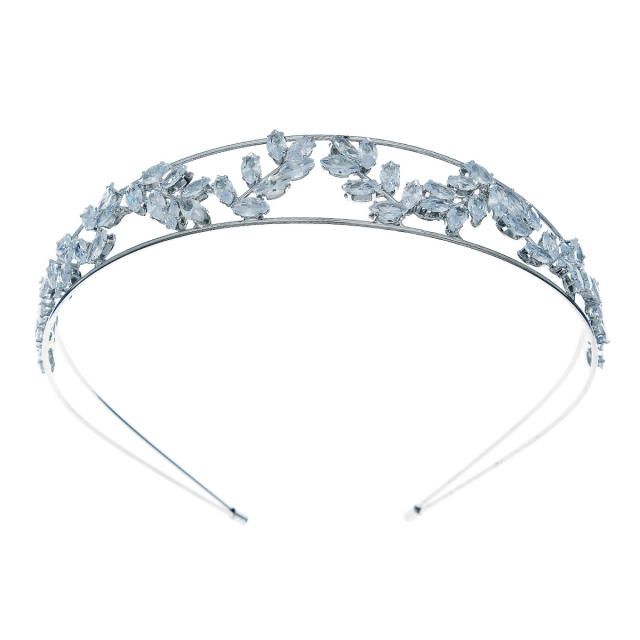 Korean fashion ins cubic zircon headband for wedding