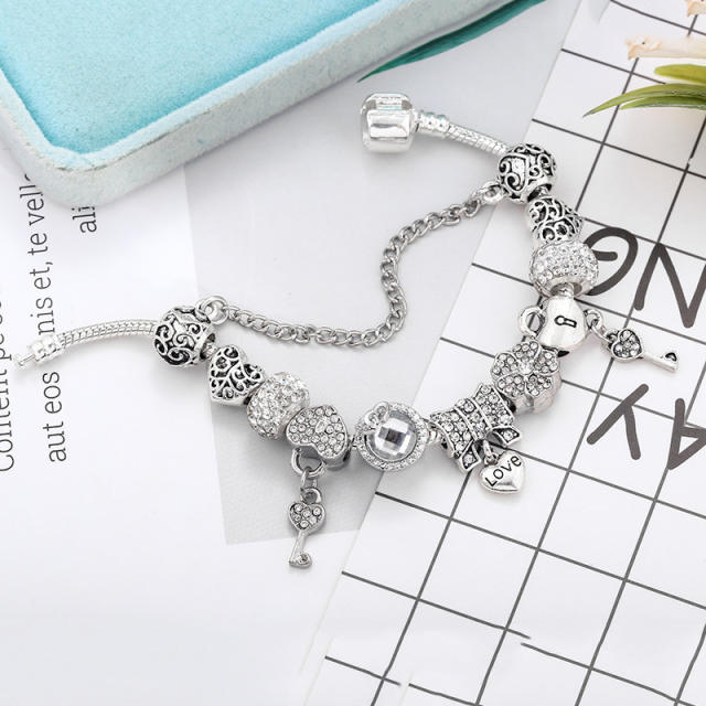 DIY love letter charm diy bracelet