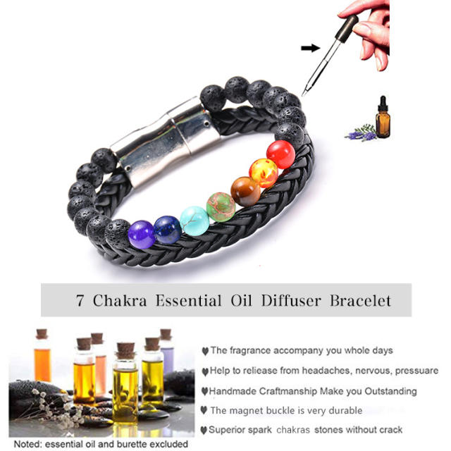 Amazon colorful natural bead yogo bracelet