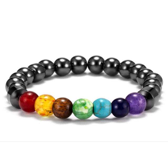 Korean fashion creative color natural bead bracelet