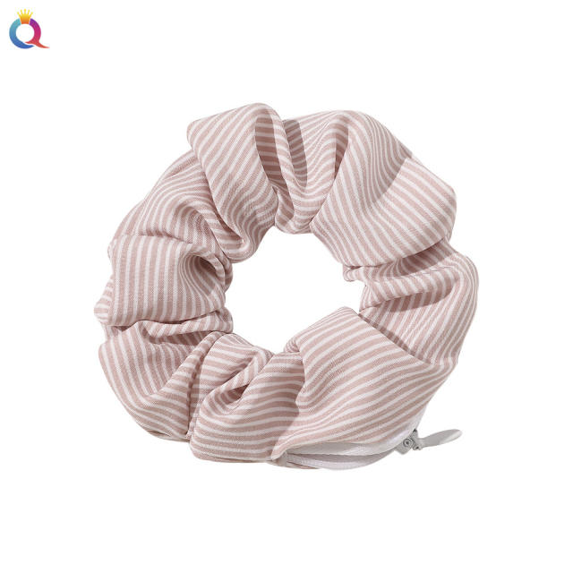 Occident fashion polka dots zipper scrunchies