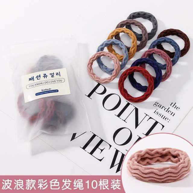 Korean fashion hair ties set