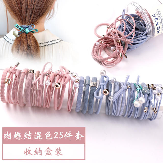 Korean fashion hair ties set