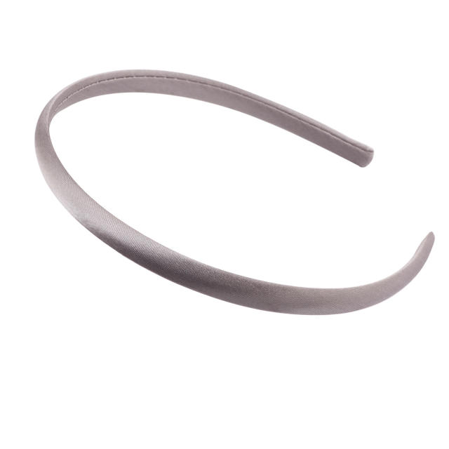 1cm plain color satin headband