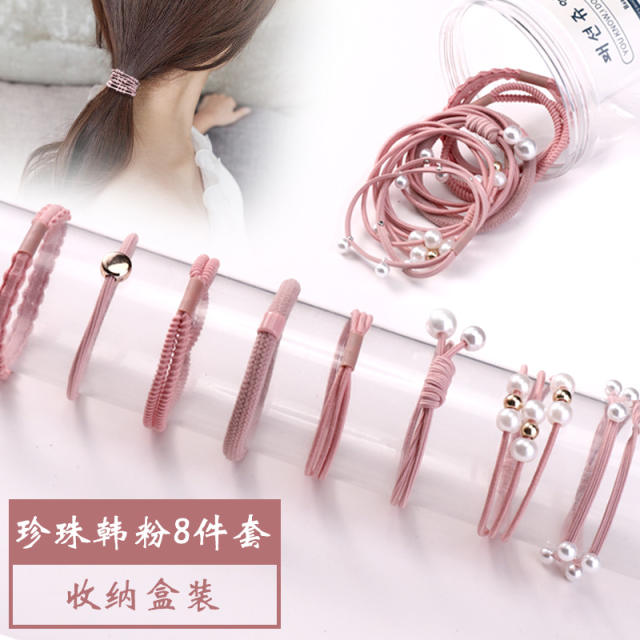 Korean fashion hair ties set