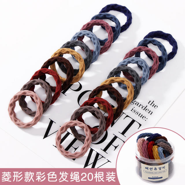 Korean fashion hair ties set