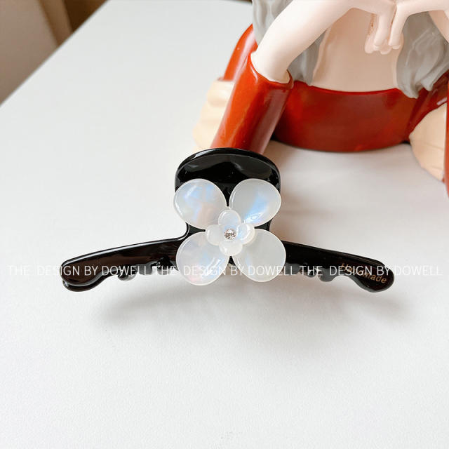 Korean fashion elegant bow hair claw clips