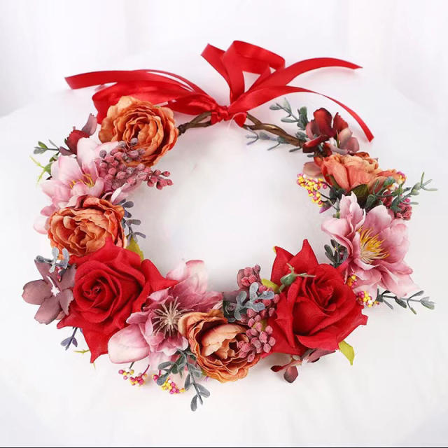 Popular rose flower outdoor flower crown