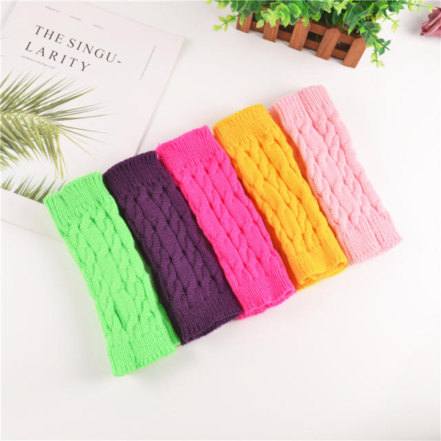 Korean fashion warm corset fingerless gloves