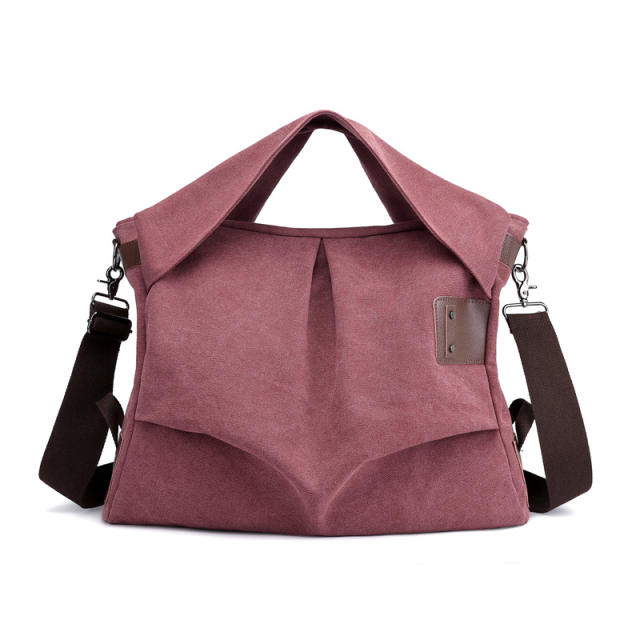 Large capacity canvas casual handbag