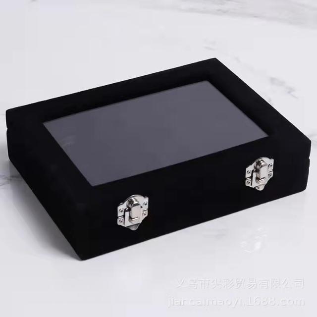 Simple design solid color jewelry box