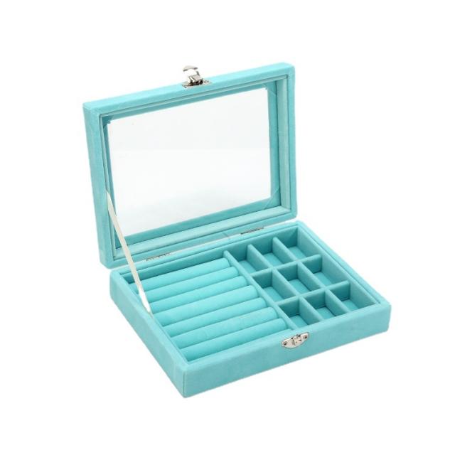 Simple design solid color jewelry box