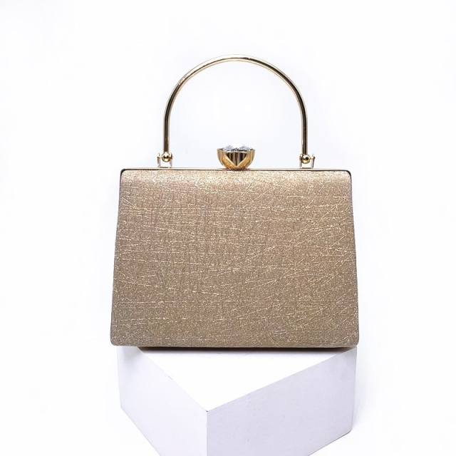 Occident fashion elegant metal evening bag with handle