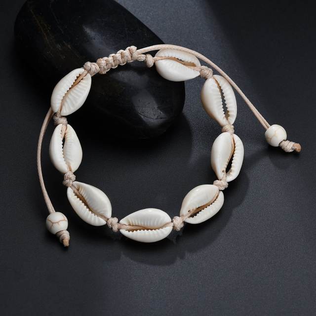 Persoanilty beach trend boho shell bracelet