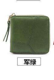 Korean fashion pu leather zipper women wallet