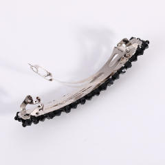 Korean fashion ins trend crystal beads french barrette hair clips
