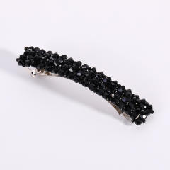 Korean fashion ins trend crystal beads french barrette hair clips