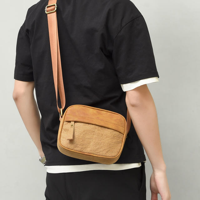 Casual small size crossbody bag for men