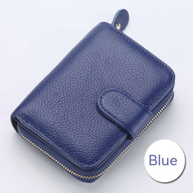 Rfid leather wallet for men