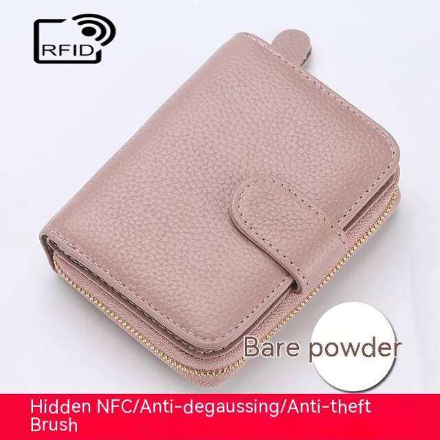 Rfid leather wallet for men