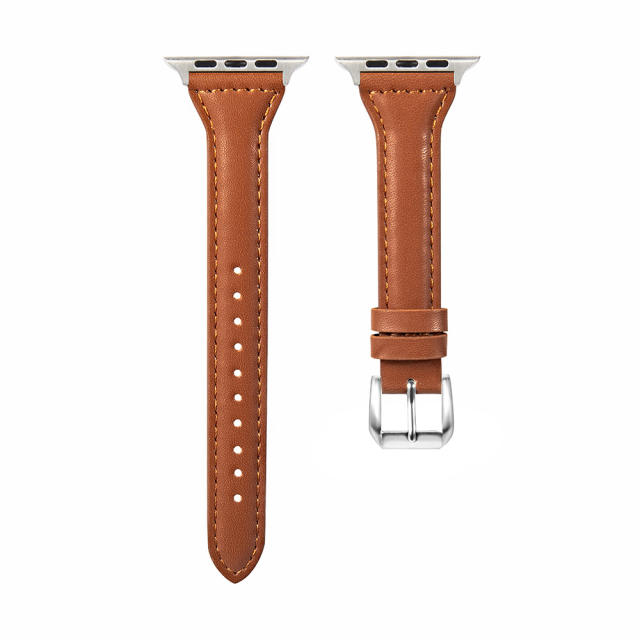 Leather watch band for apple watch