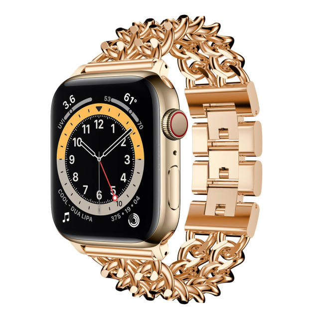 Stainless steel material watch band for apple watch