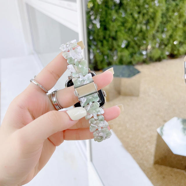 Summer design resin butterfly watch band for apple watch