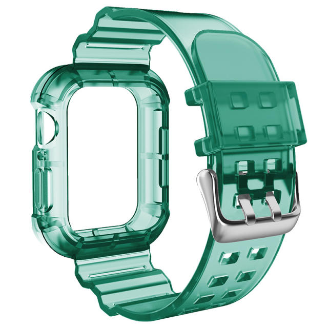 Candy color clear watch band for apple watch