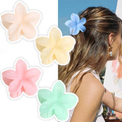 Spring design flower shape hair claw clips