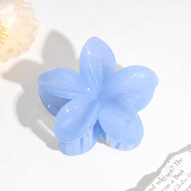 Spring design flower shape hair claw clips