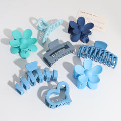 2023 Spring color easy match hair claw clips