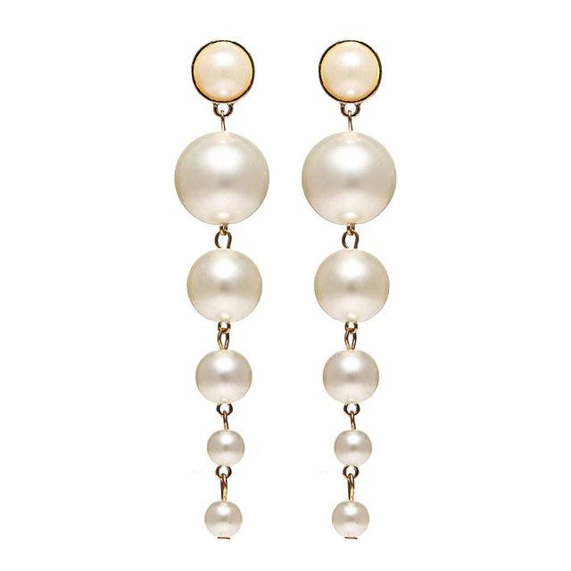 Baroque pearl earrings