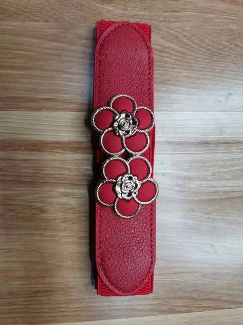 Korean fashion alloy buckle corset belt