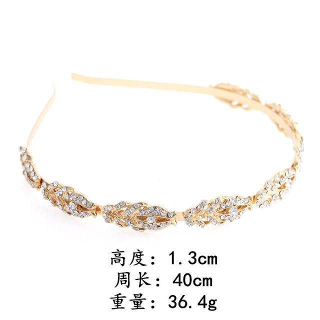 Hot sale rhinestone pearl wedding headband