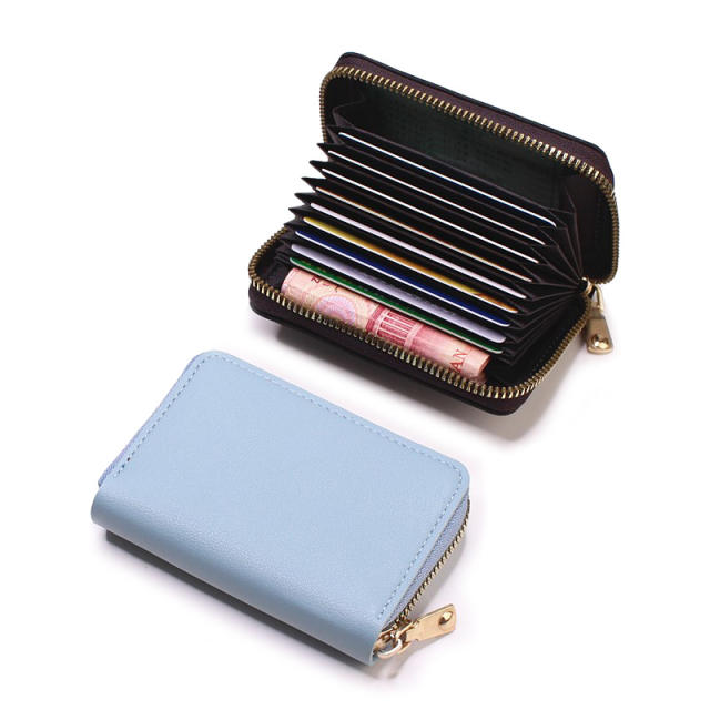 Large capacity card holder wallet