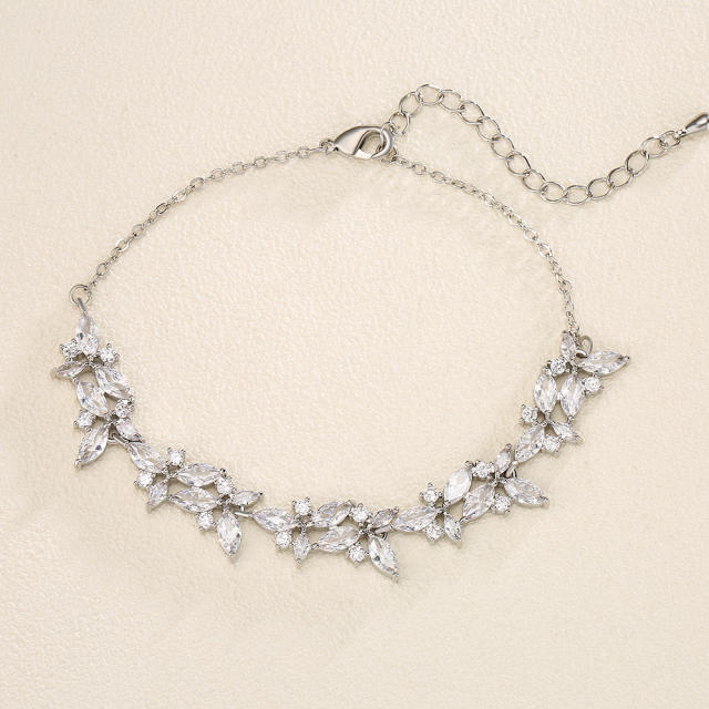 Korean fashion delicate cubic zircon diamond bracelet