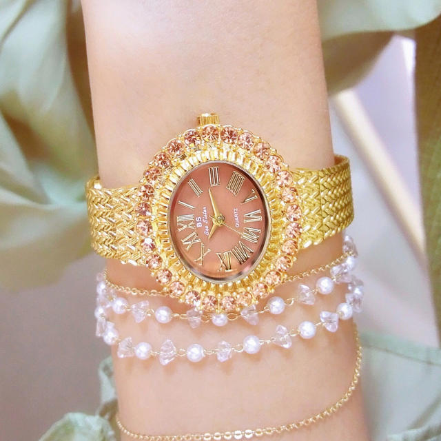 Hot sale diamond colorful women watch