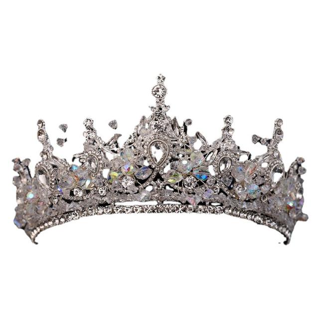 Luxury crystal beads diamond crown