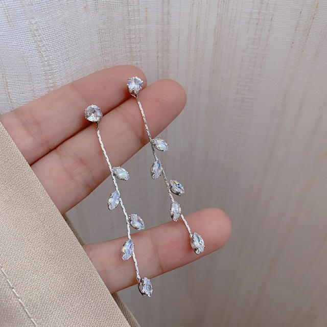 Elegant butterfly tassel earrings