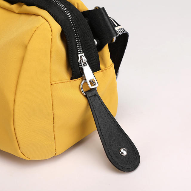 Large capacity nylon crossbody bag