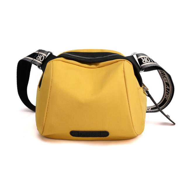 Large capacity nylon crossbody bag