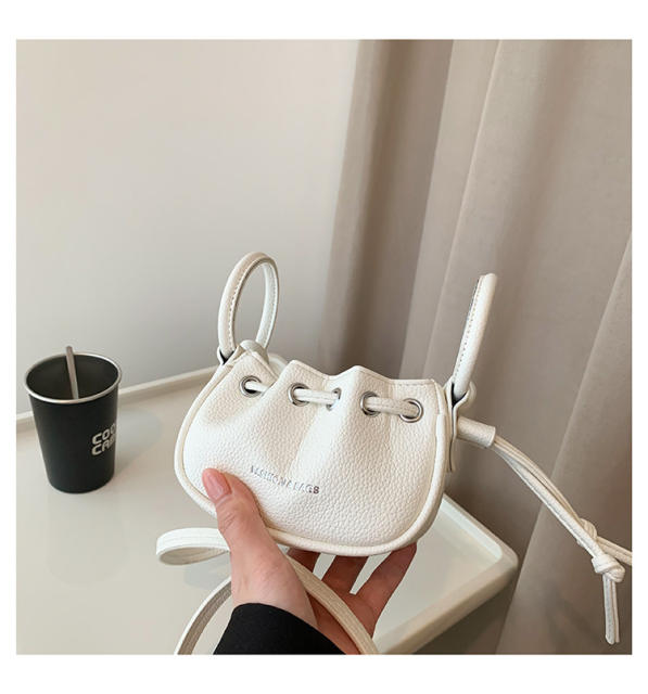 Mini size candy color cute bucket bag