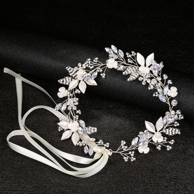 Occident fashion metal leaf wedding hair vines