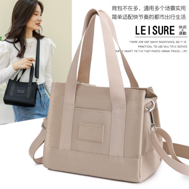 Casual plain color small size handbag crossbody bag