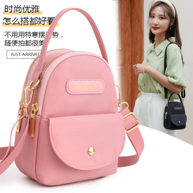 Summer design sweet color Oxford cloth crossbody bag